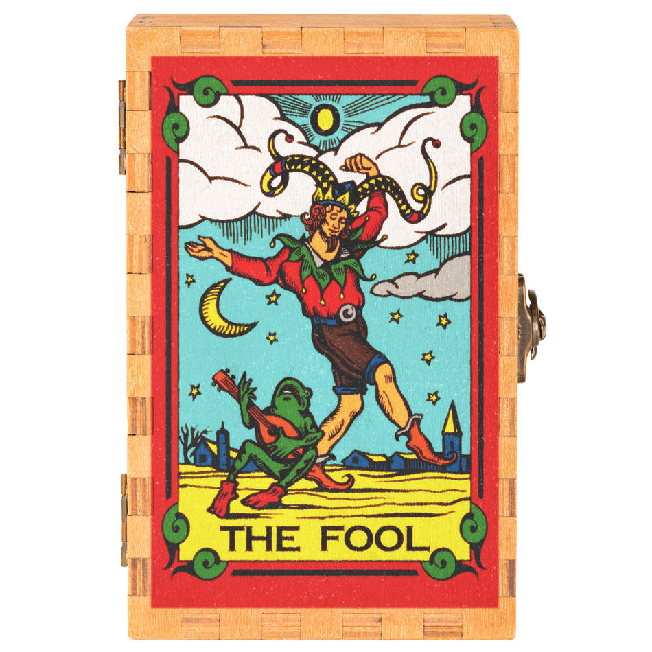 (WOODEN BOX) SMALL 6" X 4" THE FOOL