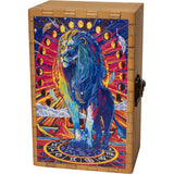 (WOODEN BOX) SMALL 6" X 4" CELESTIAL LION