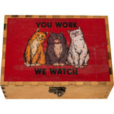 (WOODEN BOX) LARGE 5" X 7" YOU WORK