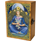 (WOODEN BOX) LARGE 5" X 7" MOTHER EARTH
