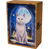 (WOODEN BOX) LARGE 5" X 7" KITTY