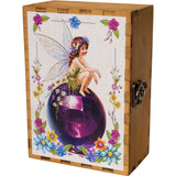 (WOODEN BOX) LARGE 5" X 7" FAIRY