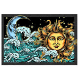 (3D TAPESTRIES) 60" X 90" MOON RISING