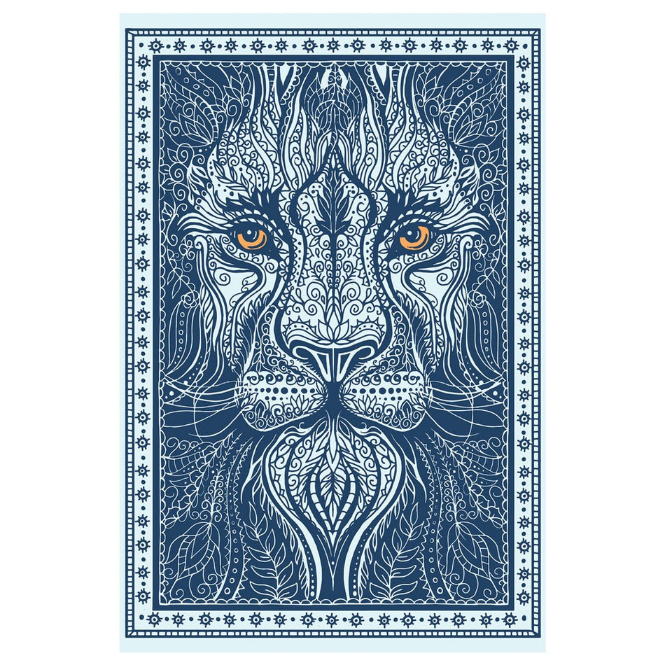 (3D TAPESTRIES) 60" X 90" LION