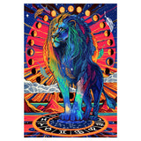 (3D TAPESTRIES) 60" X 90" CELESTIAL LION
