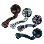 (HAND PIPE ) 3" MINI SHERLOCK - ASSORTED COLOR