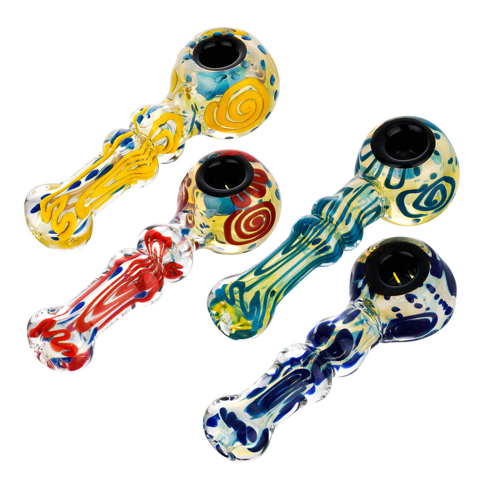 (HAND PIPE) 5" GRIZZLY SCREEN - RED