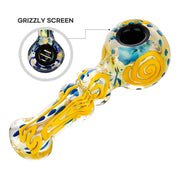 (HAND PIPE) 5" GRIZZLY SCREEN - YELLOW