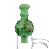 (CARB CAP)  BALL CARB CAP SHINY DOTS - GREEN