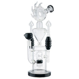 (WATER PIPE) 16" DONUT ON MULTI PERC - BLACK