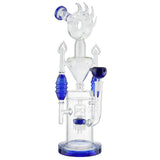 (WATER PIPE) 16" DONUT ON MULTI PERC - BLUE