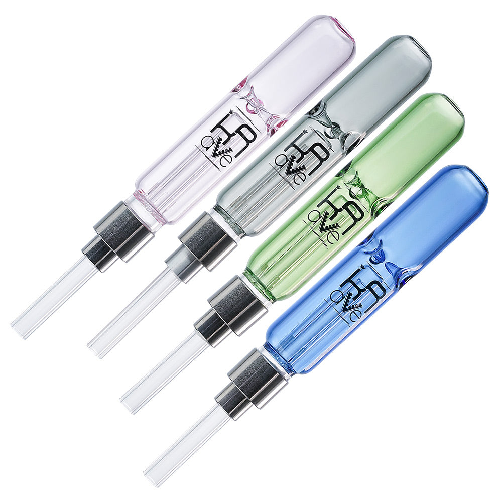 (NECTAR STRAW) KRAVE COLOR SCREW QUARTZ TIP - LIGHT BLUE – Hibro Wholesale