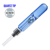 (NECTAR STRAW) KRAVE COLOR SCREW QUARTZ TIP - LIGHT BLUE