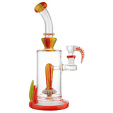 (WATER PIPE) 12" CACTUS PERC - ORANGE YELLOW