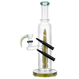 (WATER PIPE) 11" BULLET INSIDE PERC - BLUE