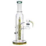 (WATER PIPE) 11" BULLET INSIDE PERC - BLUE