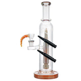 (WATER PIPE) 11" BULLET INSIDE PERC - WHITE