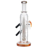 (WATER PIPE) 11" BULLET INSIDE PERC - WHITE