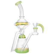 (WATER PIPE) 10" TIPLE TONE RECYCLER - GREEN