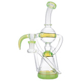 (WATER PIPE) 10" TIPLE TONE RECYCLER - GREEN