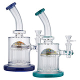 (WATER PIPE) 9.5" MUSHROOM PERC - PURPLE