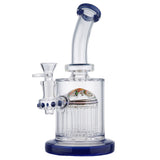 (WATER PIPE) 9.5" MUSHROOM PERC - PURPLE