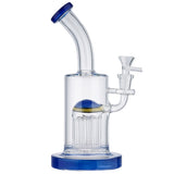 (WATER PIPE) 9.5" MUSHROOM PERC - PURPLE