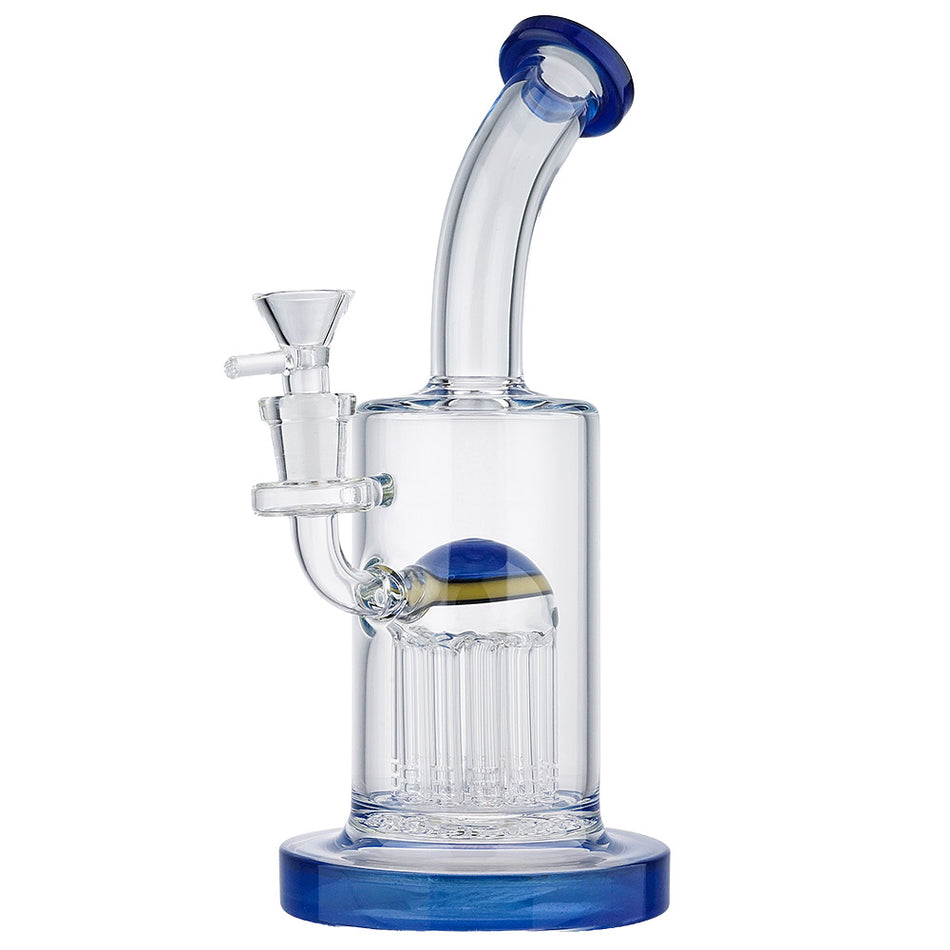 (WATER PIPE) 9.5" MUSHROOM PERC - PURPLE