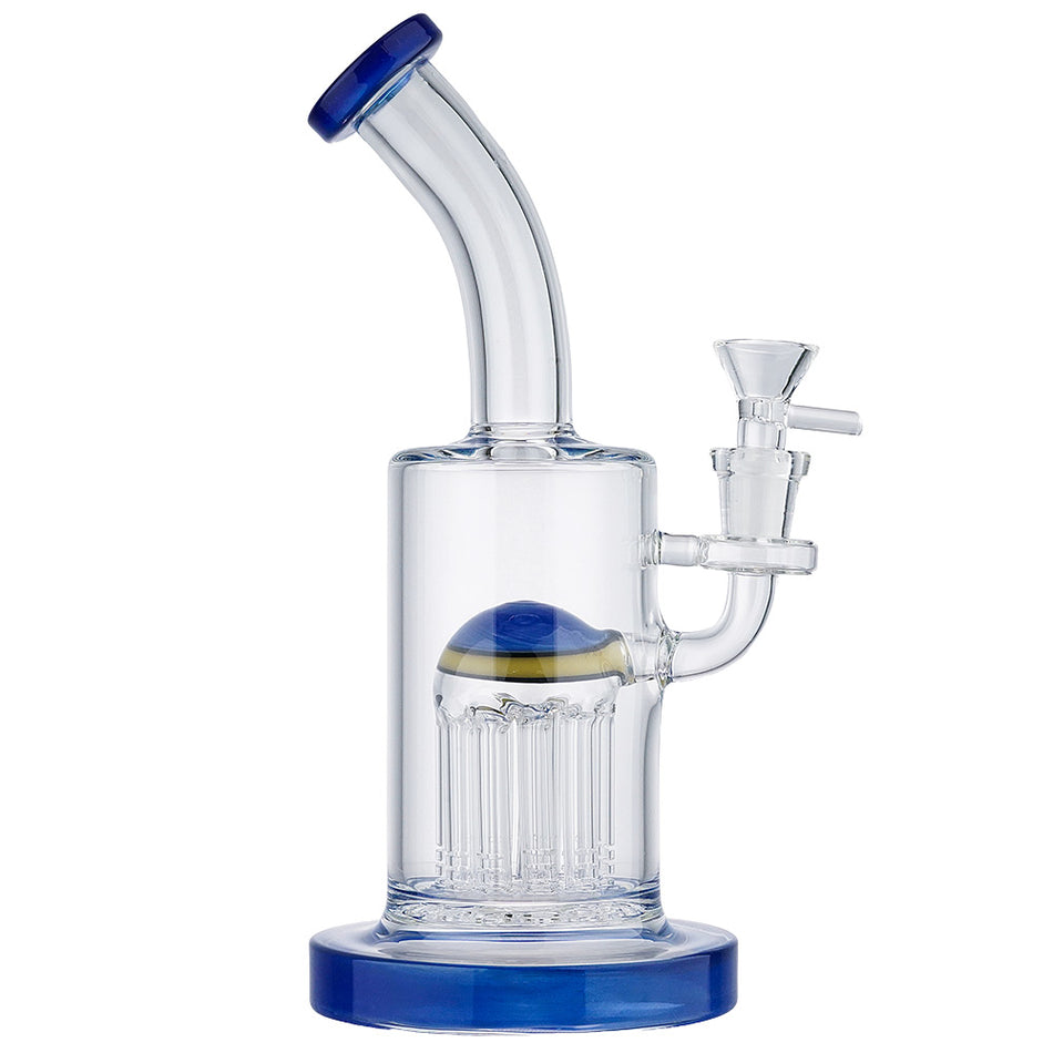 (WATER PIPE) 9.5" MUSHROOM PERC - PURPLE