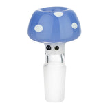 (BOWL) 14mm MUSHROOM HEAD - JADE BLUE