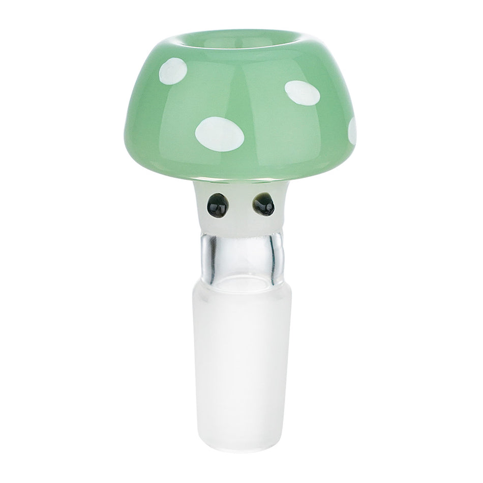 (BOWL) 14mm MUSHROOM HEAD - JADE GREEN