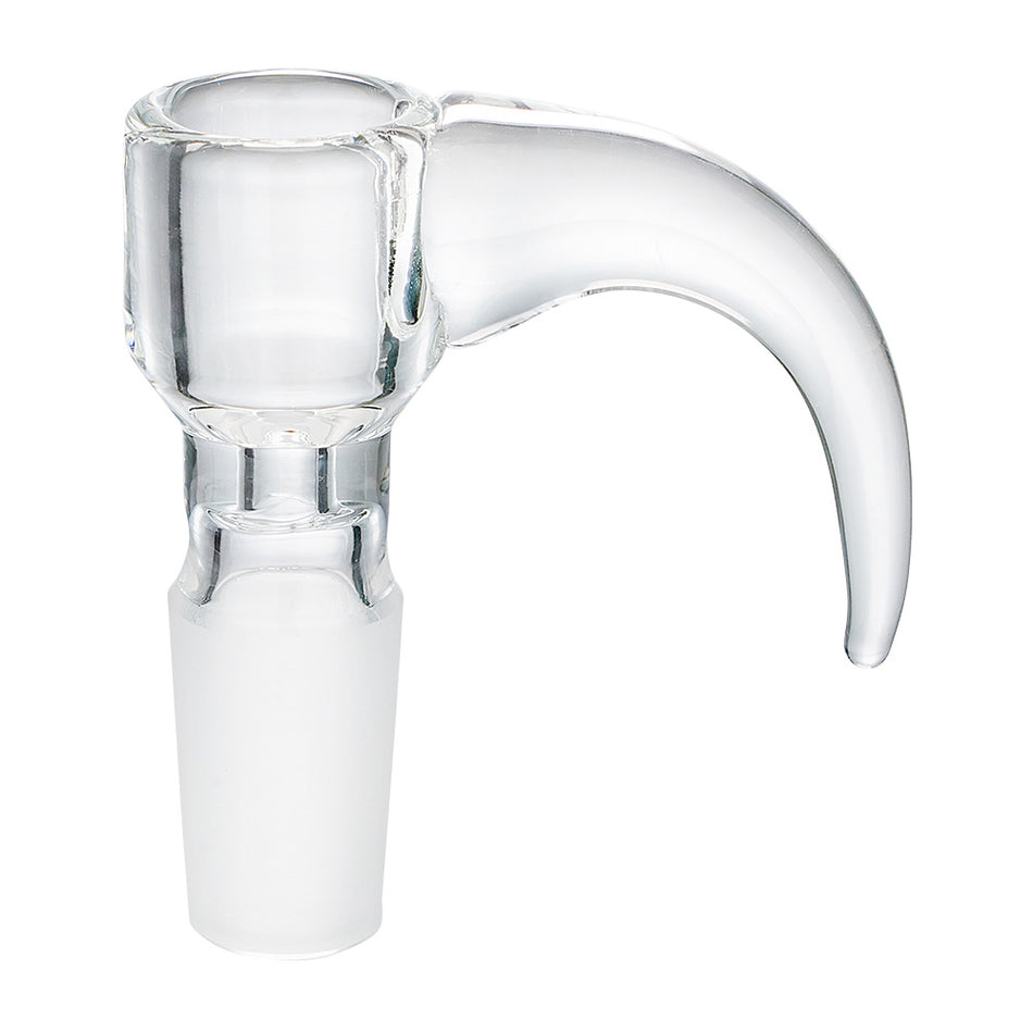 (BOWL) 14mm DEEP BOWL LONG TAIL - CLEAR