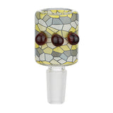 (BOWL) 14mm STAINED GLASS #C