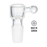 (BOWL) 19mm DEEP BOWL WITH HONEYCOMB - CLEAR