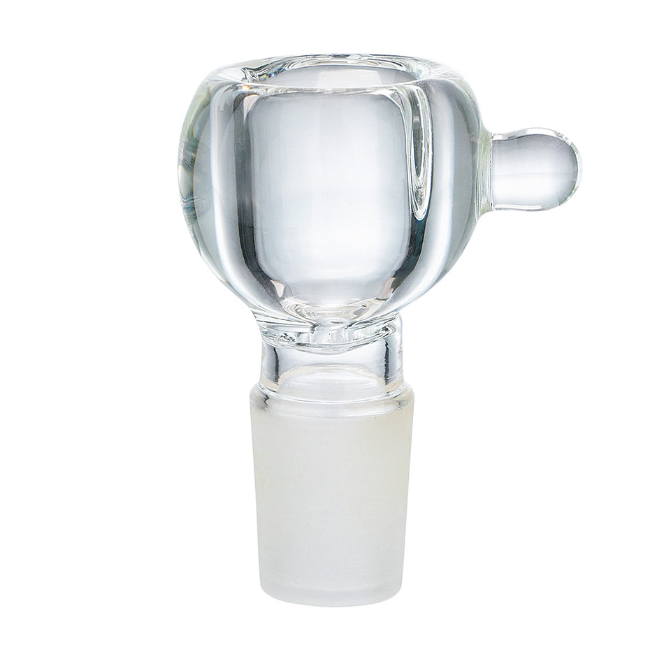 (BOWL) 19mm DEEP BOWL WITH HANDLE - CLEAR