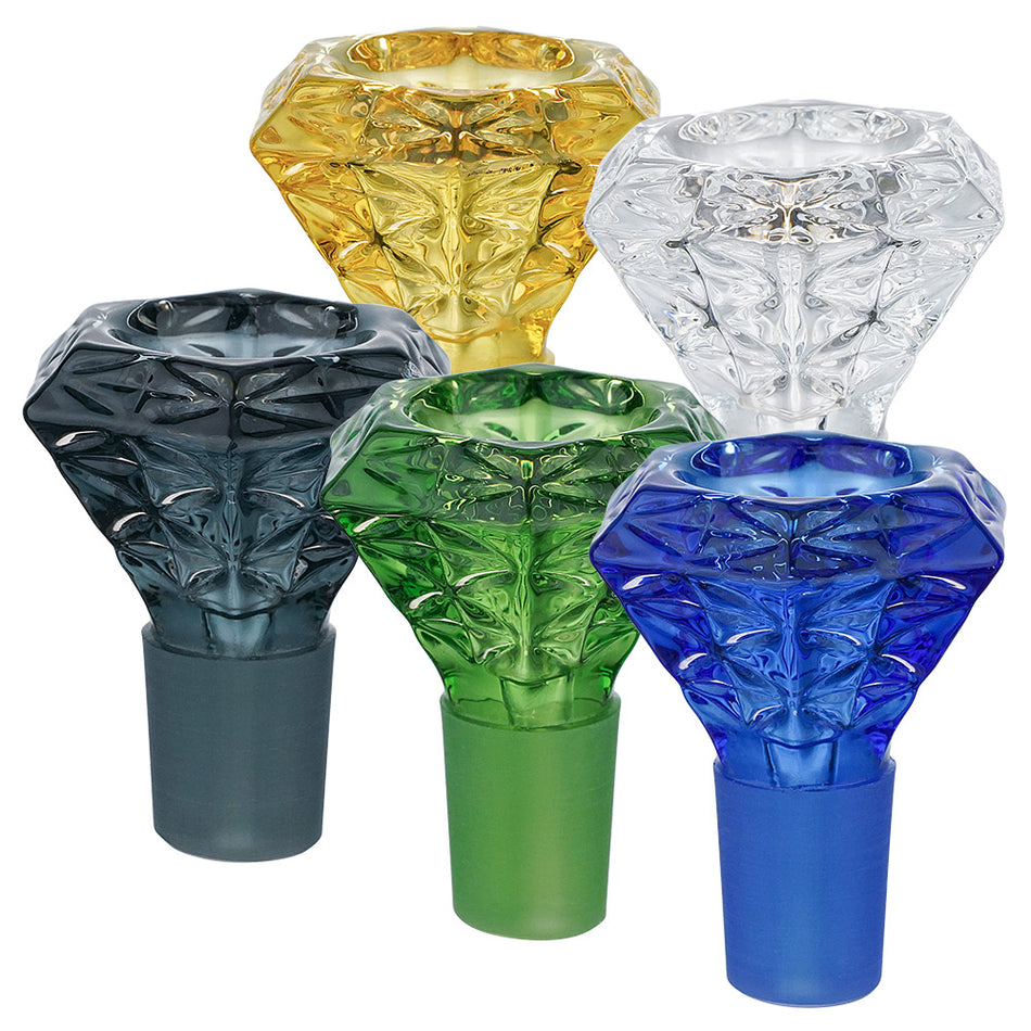 (BOWL) 19mm DIAMOND - CLEAR