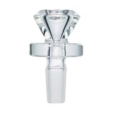 (BOWL) 14mm CRYSTAL CROWN - CLEAR