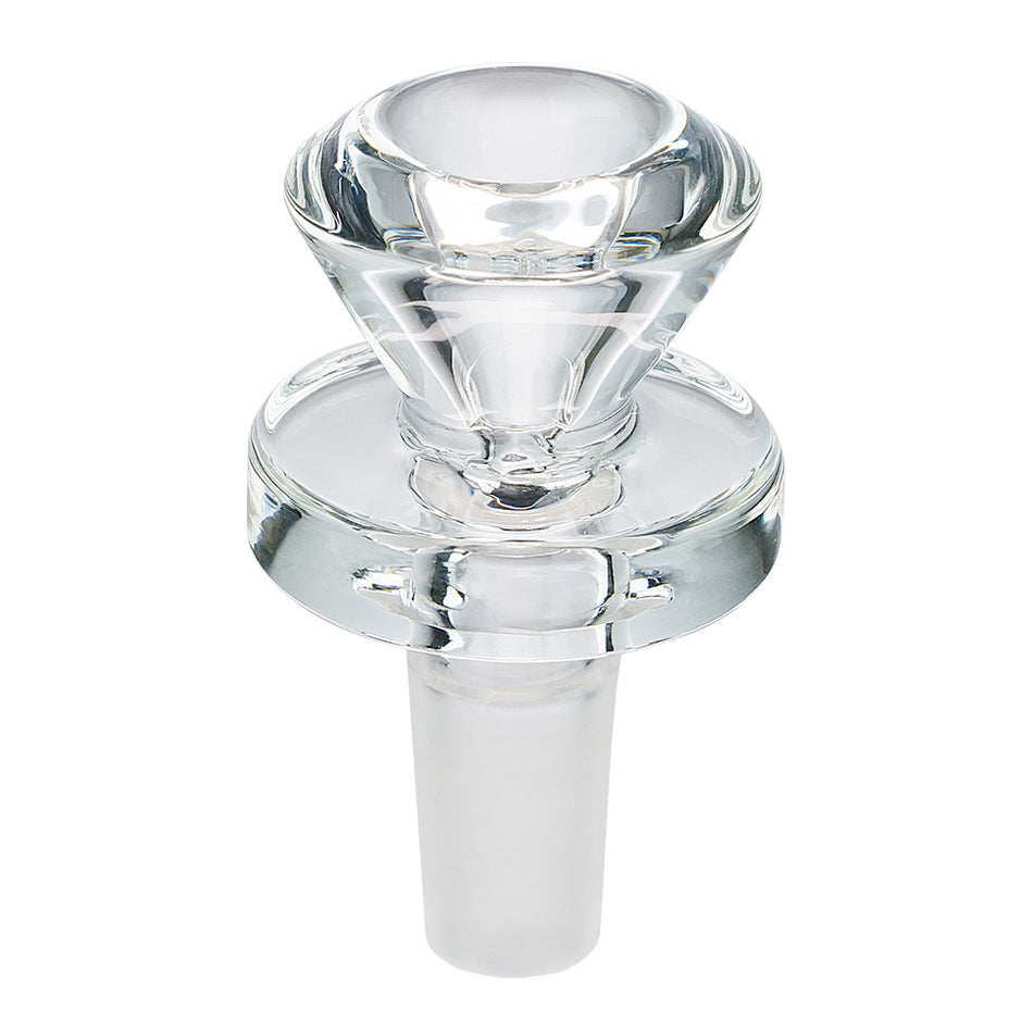 (BOWL) 14mm CRYSTAL CROWN - CLEAR