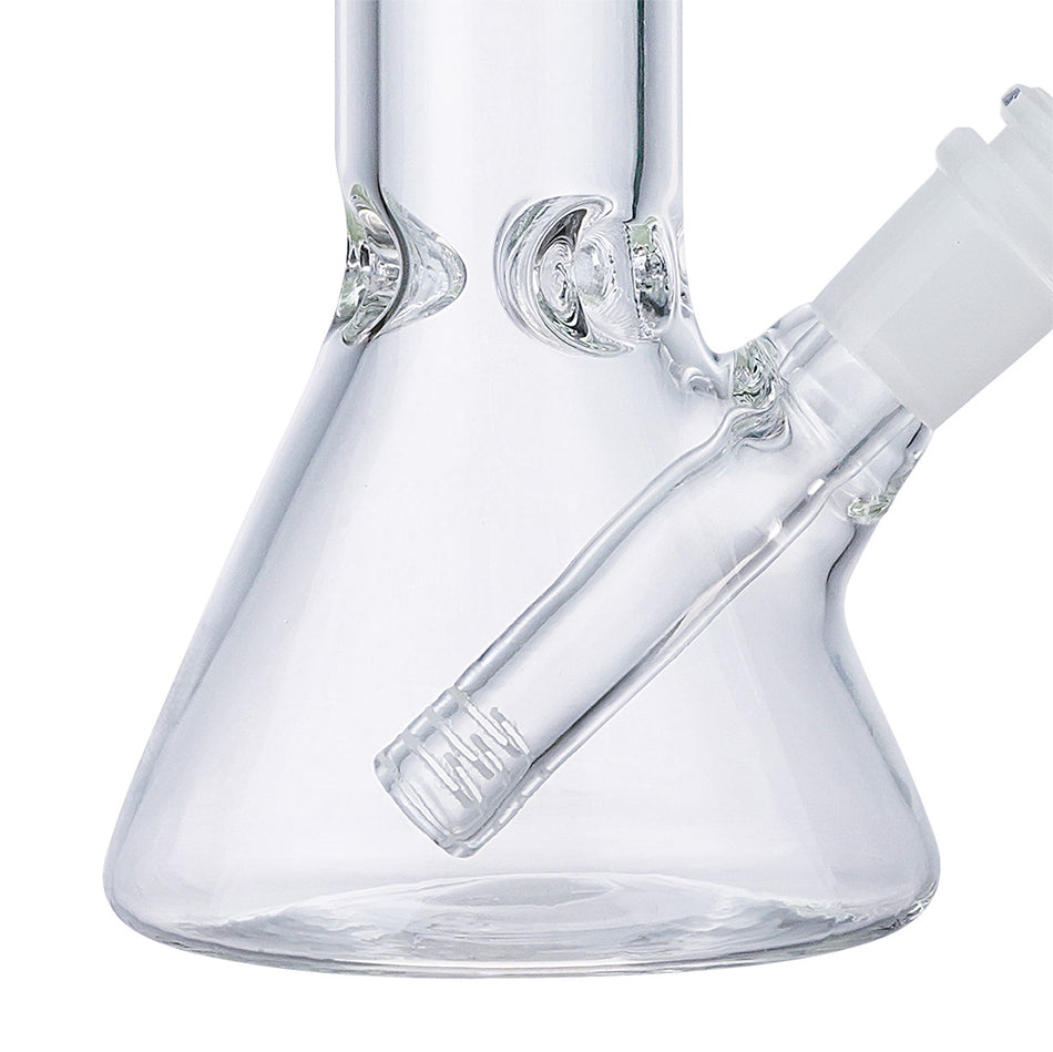 (WATER PIPE) 8" LA BELLE BEAKER - CLEAR