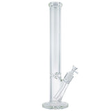 (WATER PIPE) 18" 9MM THICK STRAIGHT - CLEAR