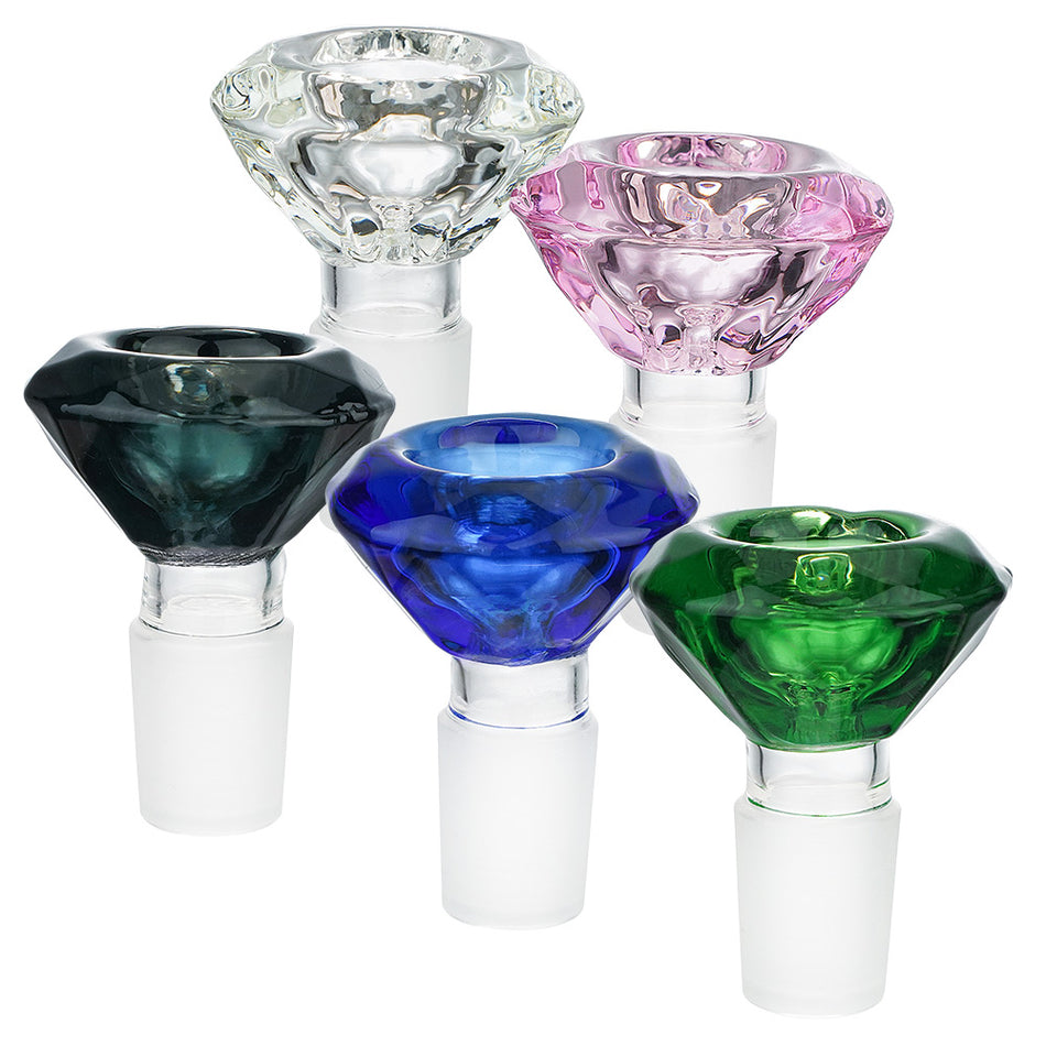 (BOWL) 19mm DIAMOND - CLEAR