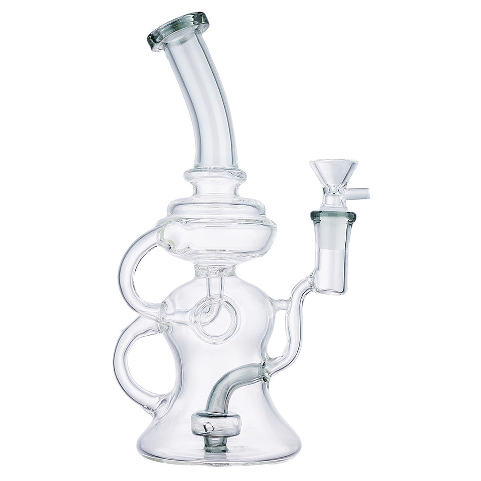 (RECYCLER) 9" FINGER HOLE GRIP - GREY