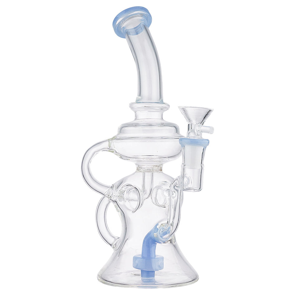 (RECYCLER) 9" FINGER HOLE GRIP - JADE BLUE
