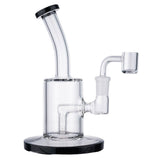 (RIG) 7 INCH HEAVY BASE STRAIGHT - BLACK