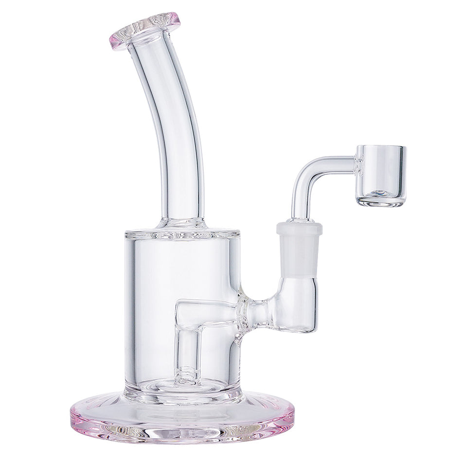 (RIG) 7 INCH HEAVY BASE STRAIGHT - PINK