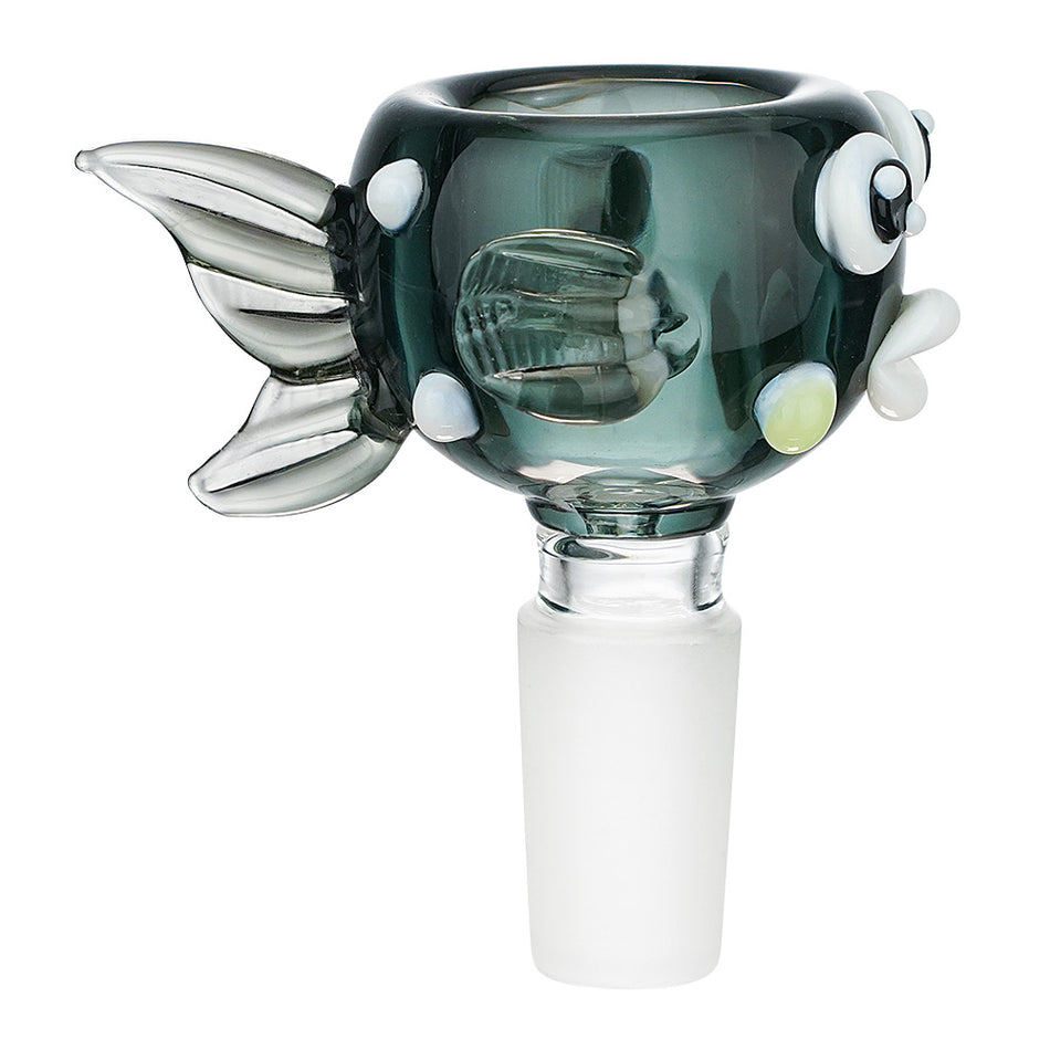 (BOWL) 14mm FISH ON GOG - GRAY