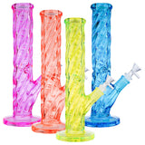 (WATER PIPE) 12" CANDY TWIST TUBE - BLUE