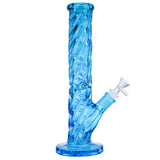 (WATER PIPE) 12" CANDY TWIST TUBE - BLUE