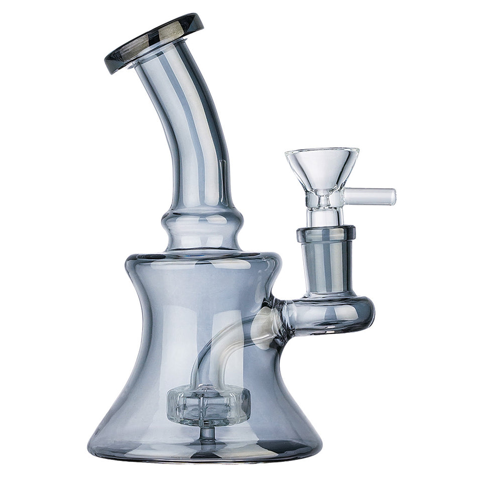 (RIG) 6" SEE THROUGH - SMOKE