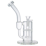 (WATER PIPE) 9.6" HIGH END "BEACON" - CLEAR